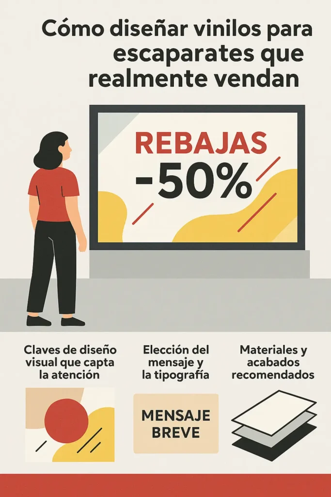 consejos de diseño de vinilos para escaparates