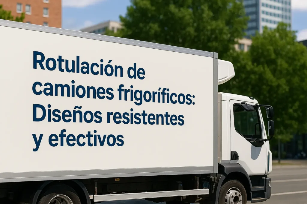 rotulación camiones frigoríficos