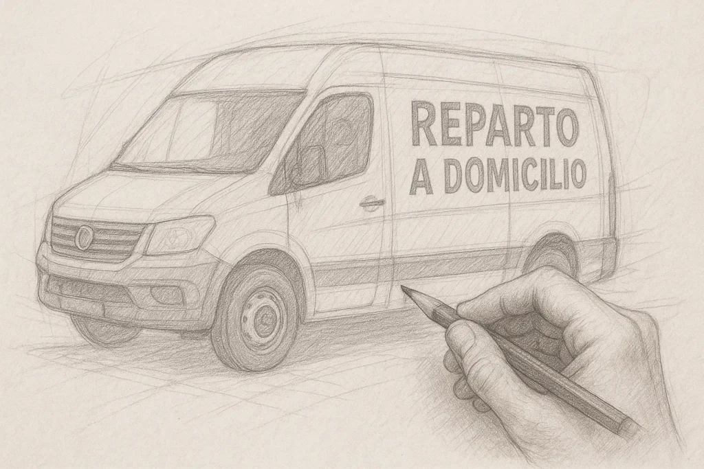 Boceto rotulación vehículos