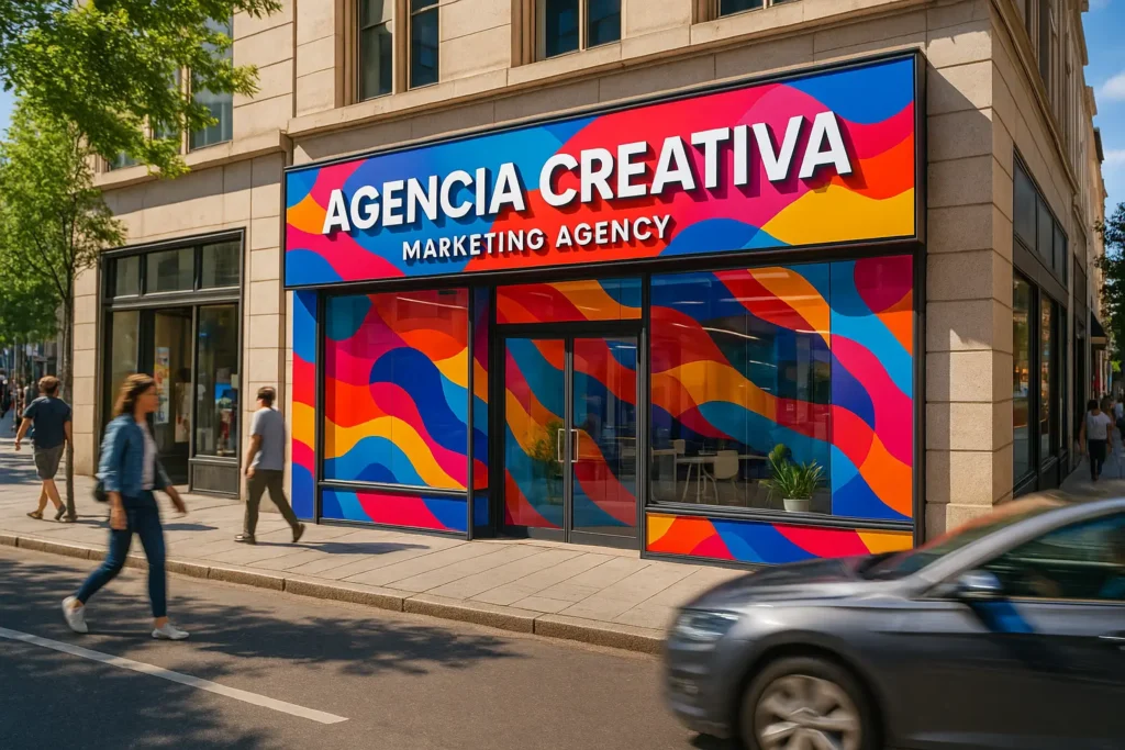 Rotulación emocional fachada agencia marketing