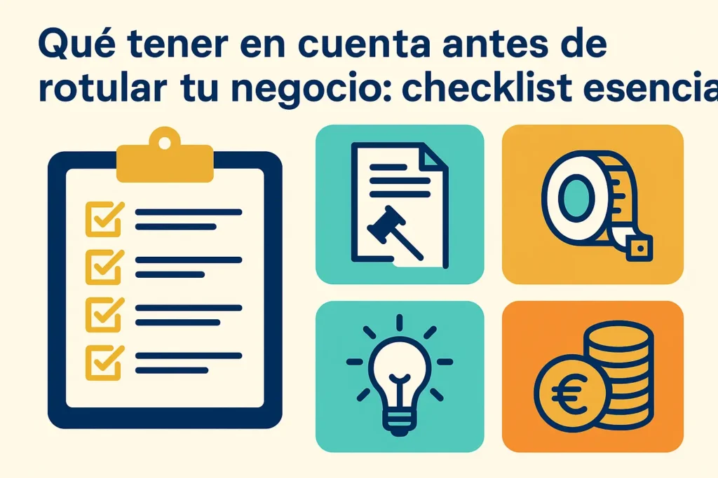 CHECKLIST ESENCIAL PARA ROTULACIÓN