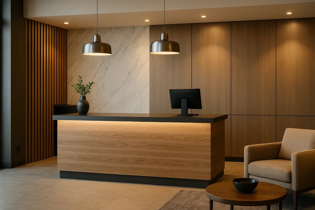 3M DI-NOC recepción de un hotel
