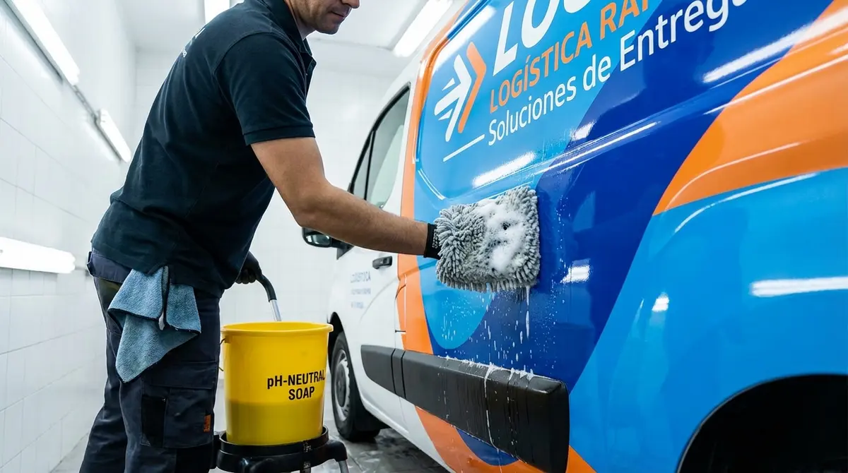 Guía de limpieza para vehículos rotulados: cuándo evitar el túnel de lavado - detalle 2