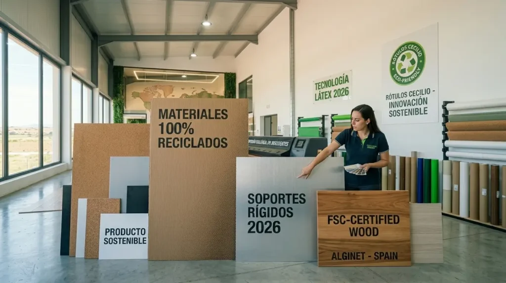 Soportes rígidos reciclados