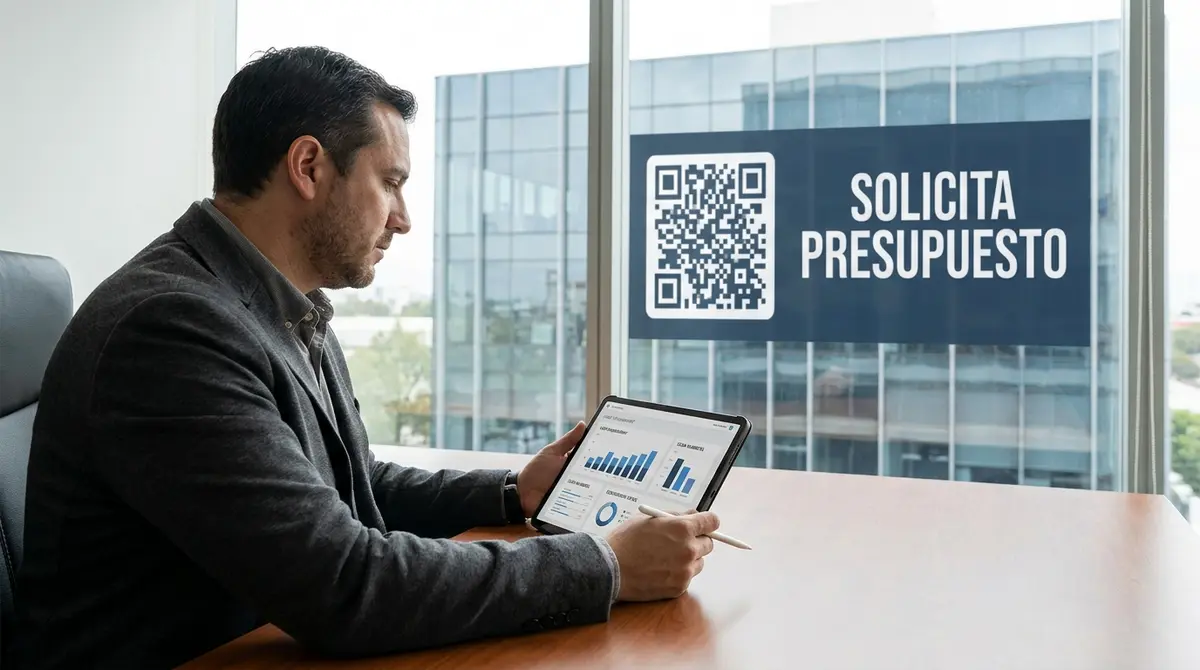 Rótulos con códigos QR dinámicos: conecta tu fachada con tu estrategia digital - detalle