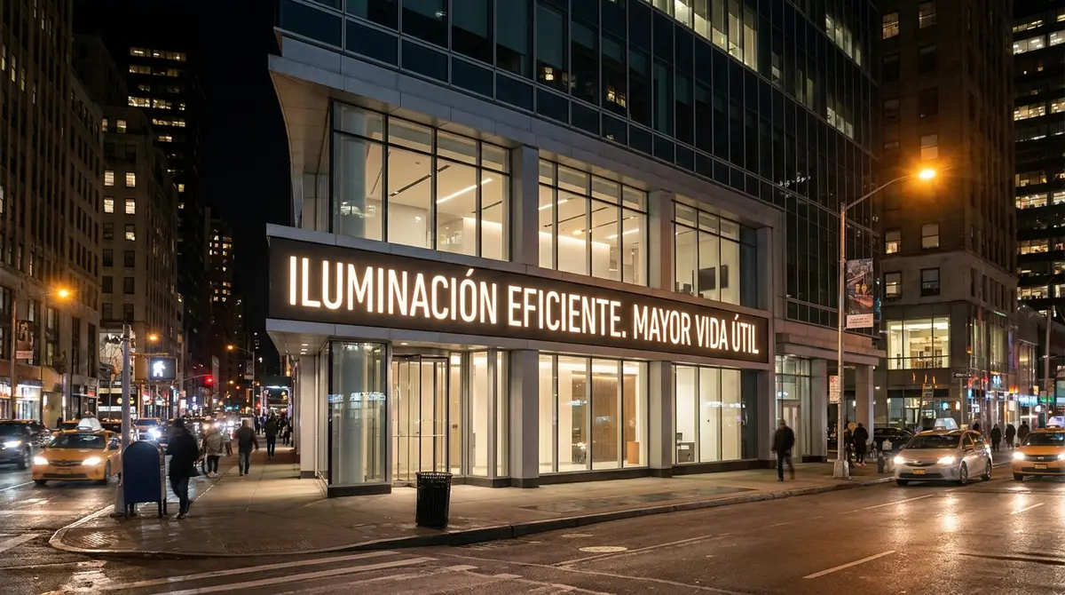 Iluminación inteligente en rótulos: cómo ahorrar energía sin perder visibilidad - detalle 2