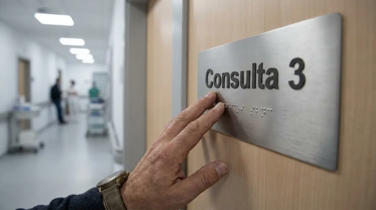 Rotulación para el sector salud: señalética accesible y vinilos antimicrobianos - detalle