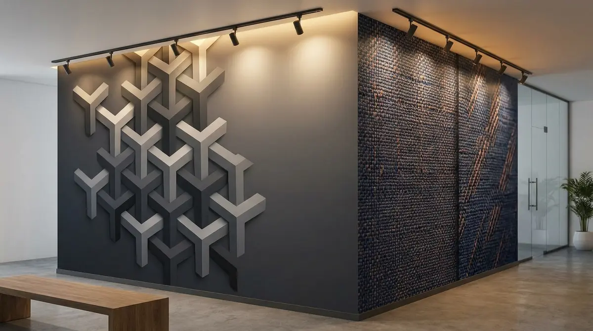 Vinilos de pared con textura: cómo aportar relieve y personalidad a tu espacio - detalle 2